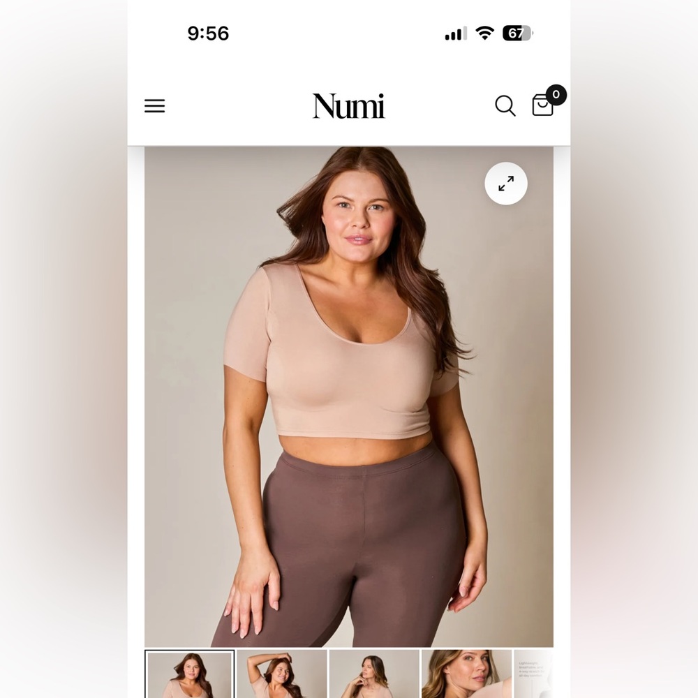 Numi Women's  Crop undershirt